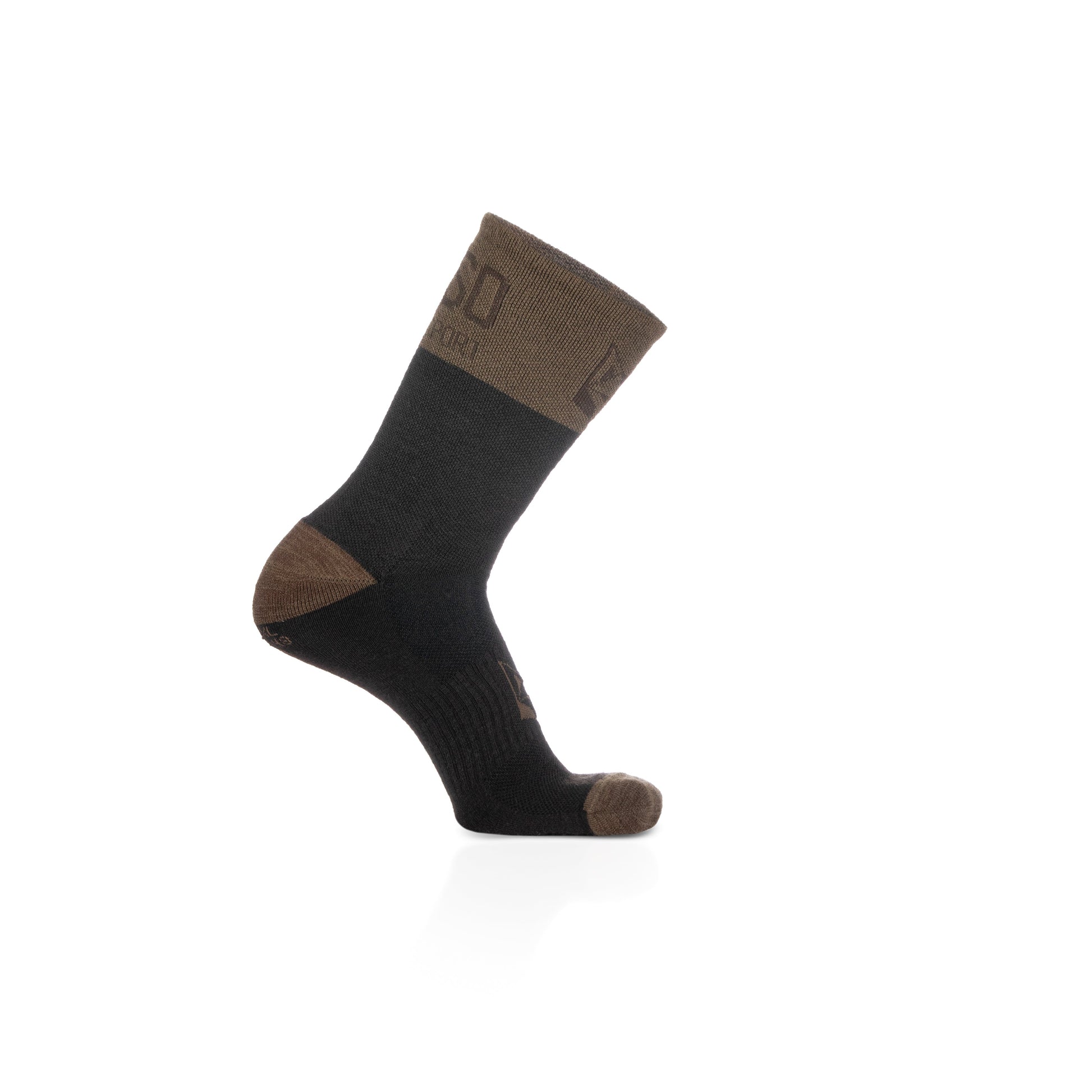 Calcetines de Lana Merina High Cut - Brown Trunk