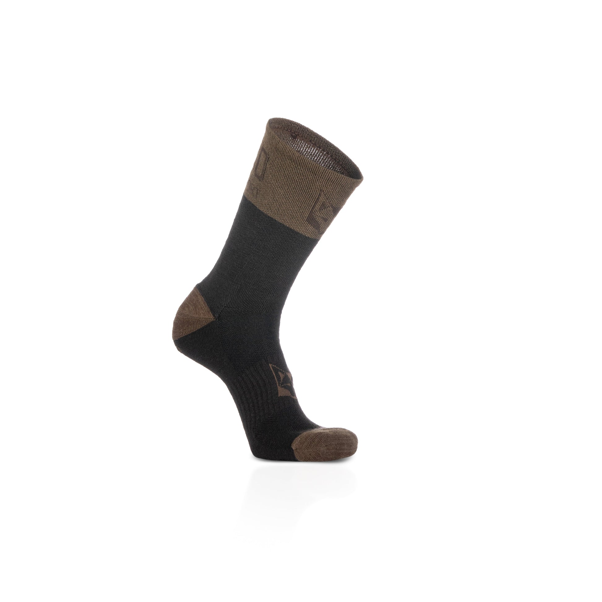 Calcetines de Lana Merina High Cut - Brown Trunk