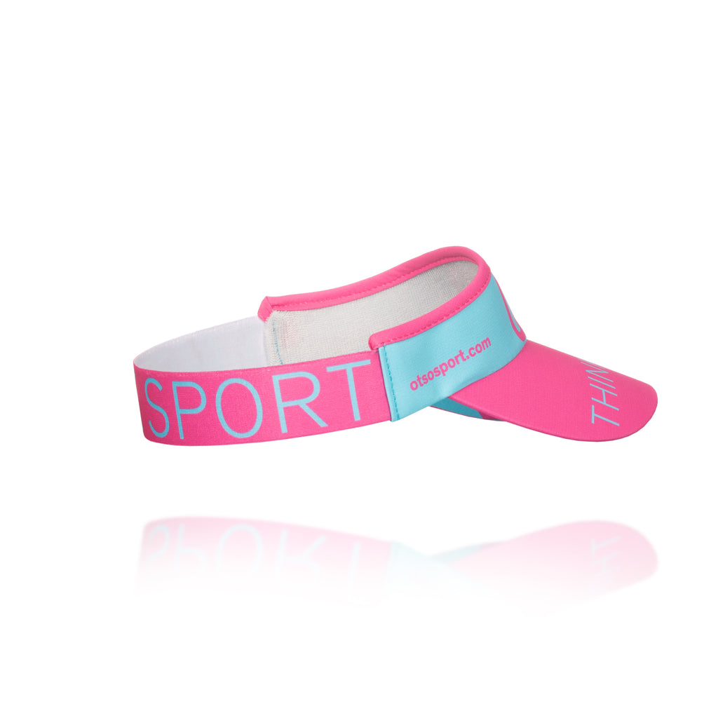 Visera - Light Blue & Fluo Pink