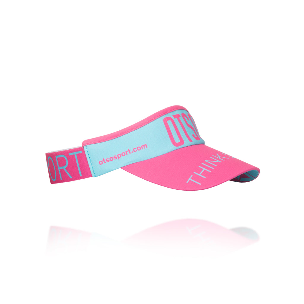 Visera - Light Blue & Fluo Pink
